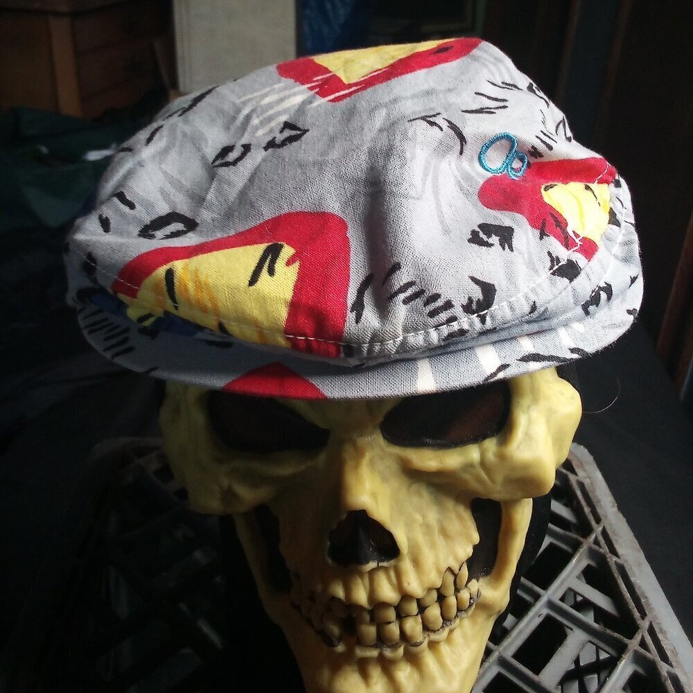 Vintage Ocean Pacific Newsboy Derby Hat Cap